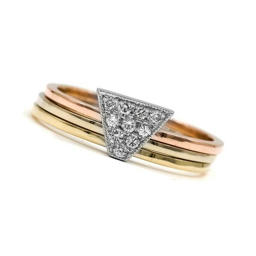 Fach ring mit brillanten - fach-ring, 10