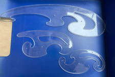 Rotring Kurvenschablonen / Burmester-Kurvensatz  3-teilig