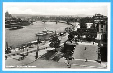 Dresden (um 1935) - Terrassenufer mit Dampfer und Brühlsche Terrasse - AK 137