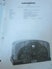 Schaltplan radio lumophon - lumophon, 2g