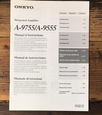 Onkyo A-9755 A-9555 Amplifier