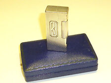 DUNHILL "ROLLBOY" LIFTARM LIGHTER - 925 ENGLISH STERLING SILVER -1949 - ENGLAND