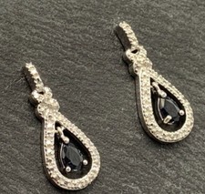 Saphir Ohrstecker   Saphir &