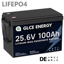 24V 100Ah LiFePO4 Lithium Batterie Solar Wohnmobil Boot Akku BMS 15000+ Zyklen