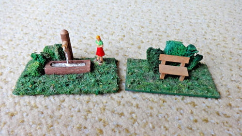 Scheffler diorama ddr - diorama, bank