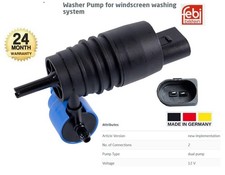 1xWINDSCREEN WASHER PUMP for
