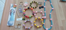 Riesiges Modeschmuck Paket Kinderschmuck Anhänger Armband Prinzessin Set 3