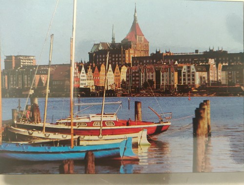 Ansichtskarte rostock - ansichtskarte,