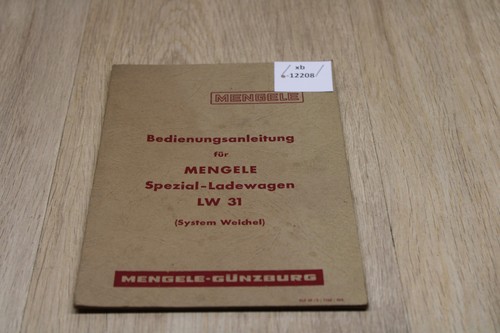 Mengele ladewagen lw31 - mengele,
