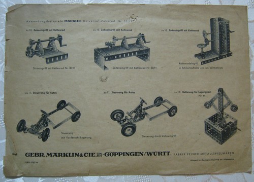 Märklin metallbaukasten - mÄrklin,