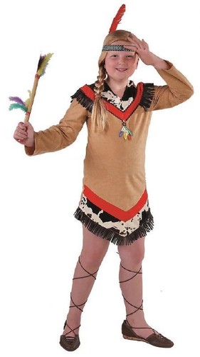 Indianer kleid kostüm squaw - kostüm,