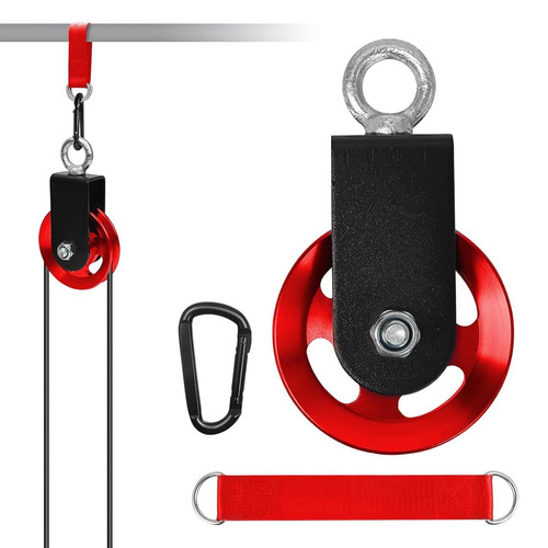 Seilrolle mit umlenkrolle 90mm - seilrolle,