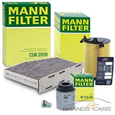 MANN-FILTER INSPEKTIONSPAKET FILTERSATZ A FÜR VW GOLF 6 5K AJ 1.2 1.4 TSI AB 10