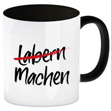 Lachen/Machen Kaffeebecher
