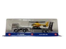 Siku Super  8127 MB Zugmaschine mit Tieflader und Hubschrauber