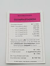 Monopoly Banking Edition 2005 - Parker Ersatzteil Hypothekenbrief gebraucht