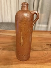 Antique Stoneware Bottle UNION AG Leipzig-Mockau Steingut Flasche Korn Spiritus
