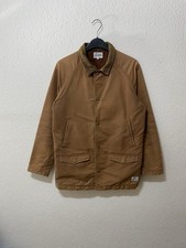 Norse Projects Bertram Broken Twill Jacket Size S Brown Cord Workwear Style