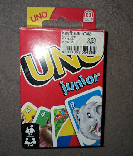 Mattel uno junior kartenspiel - mattel,