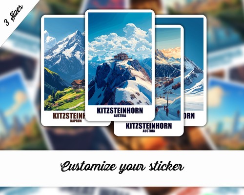 Kitzsteinhorn aufkleber - kitzsteinhorn,