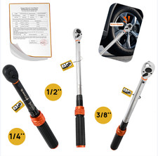 Drehmomentschlüssel-Set 1/4" 3/8" 1/2" für Fahrrad,Autos ,Große Autos TUV✔ GS✔