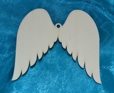 Engelsflügel Holz Anhänger