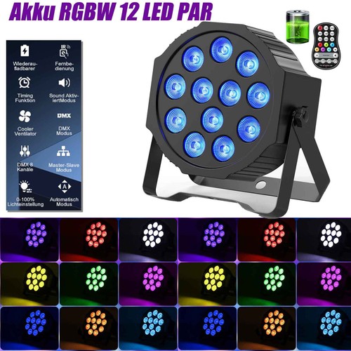 Akku led par strahler - akku, 12