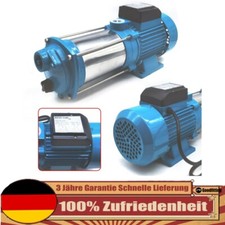 10 bar 1" Outlet Gartenpumpe Premium Kreiselpumpe Edelstahl 4000 L/H 2200 Watt