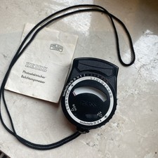 DDR, VEB Carl ZEISS Cine Belichtungsmesser Lichtmesser mit Beschreibung