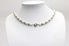 Tahiti Perlenkette mit Anhänger aus 925 Silber - ca. 70 cm