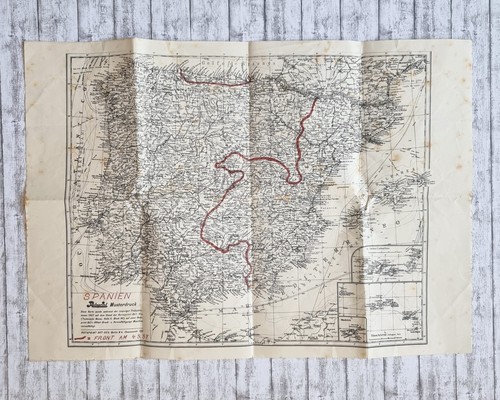 Karte spanien rotaprint - karte,