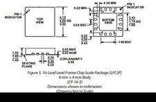 ADXL330  3-Axis ±2 g  Accelerometer CP-16-5