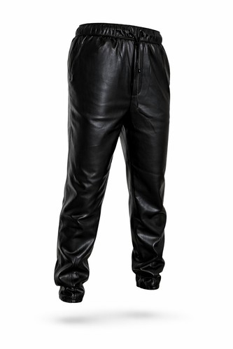 Damen kunstleder hosen high - kunstleder,