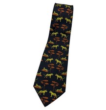CABOUCHON Silk Tie Black