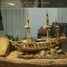 Aquarium-Schiff-Dekoration aus