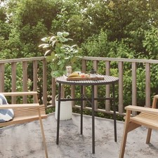 Beistelltisch 45cm poly rattan - beistelltisch,