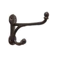 Wandhaken antik braun aus - braun,