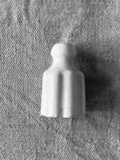 Quaste Anhänger Porzellan für Vorhang Gardinen Rollo Deko Schlüsselanhänger