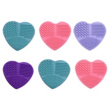  6 Pcs Pinsel Sauber Machen Silikon Schrubber Make-up-Pinselreiniger