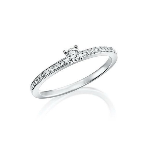 Ring brillant g if - 0,32, g/if
