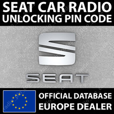 SEAT RADIO UNLOCK PIN CODE FOR ALL MODELS RNS 310 RNS 315 RNS 510 RNS-E NAVI