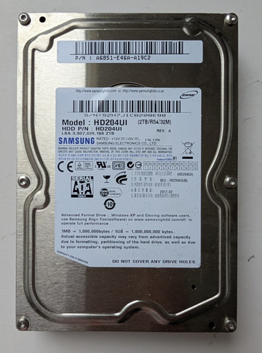 Samsung spinpoint hd204ui 2tb - samsung,
