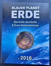 BRD | 5 Euro Blauer Planet - Erde Komplettsatz in Kapseln Gedenkmünze