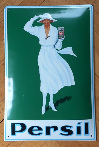 Persil emailleschild die - -,