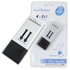 4in1 CD DVD Blu-ray Reparatur u. Reinigungs Set / PC Laptop Bildschirm Reiniger