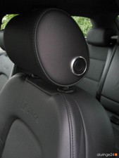 AUDI A3 8P Cabrio A4 8E/8W/8H B6/B7/B9 Aluring Alu Kopfstützen RS4 S-LINE