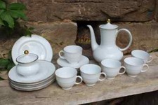 20 tlg. Kaffeeservice Goldrand Relief Seltmann Weiden Porzellan