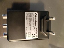 Meliconi AMP 20 LTE Digitaler Antennenverstärker für Innenbereiche schwarz  