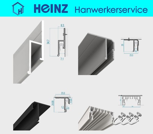 Spanndecken aluminium profile - spanndecken,