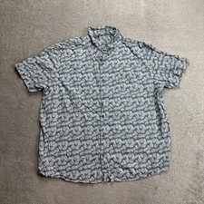 HAWAII Hemd Hawaiishirt Floral 6XL Magnum Rockabilly Hawaiianer Aloha 12207 Blau